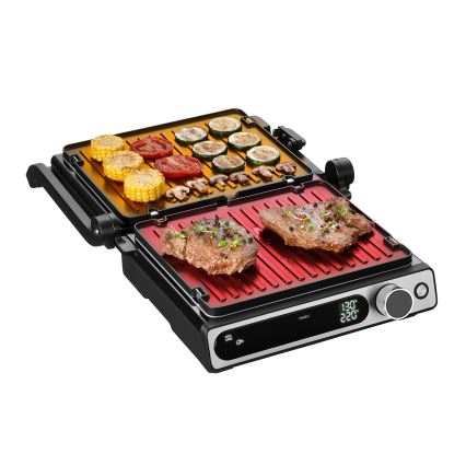 Concept ge3500 - Kontaktinis grilis su temperatūros zondu 2000W/230V juoda