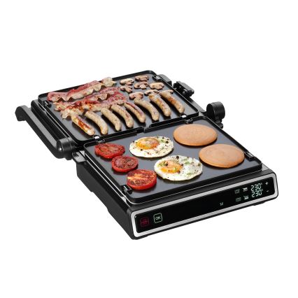 Concept ge3550 - Kontaktinis grilis su temperatūros zondu 2000W/230V juoda