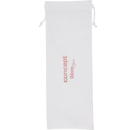 Concept KK2125 - Konusinė plaukų formavimo žnyplė GLAM STYLE 42W/230V balta/rožinio aukso