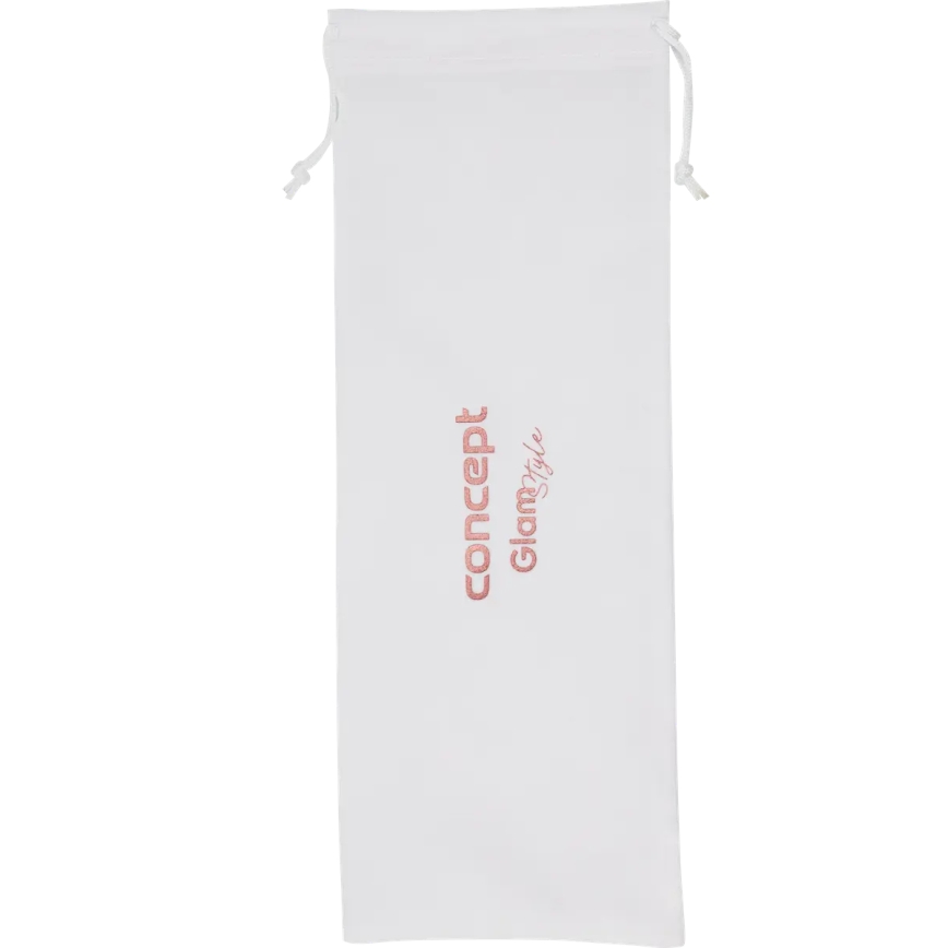 Concept KK2125 - Konusinė plaukų formavimo žnyplė GLAM STYLE 42W/230V balta/rožinio aukso