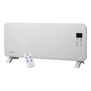 Concept KS4000 - Elektrinis tiesioginis šildytuvas/konvektorius 1000/2000 W IP24 baltas + nuotolinis valdymas