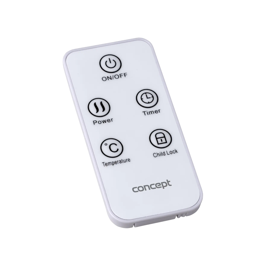 Concept KS4000 - Elektrinis tiesioginis šildytuvas/konvektorius 1000/2000 W IP24 baltas + nuotolinis valdymas