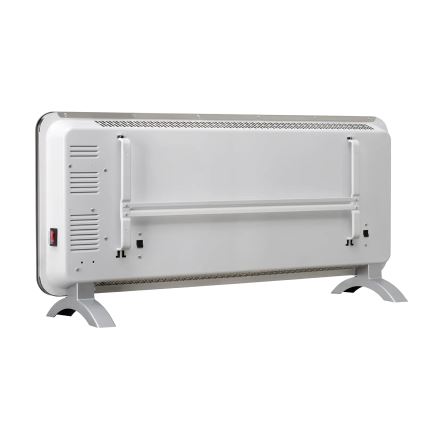 Concept KS4010 - Tiesioginis elektrinis šildytuvas/konvektorius 1000/2000W IP24 juodas + nuotolinis valdymas
