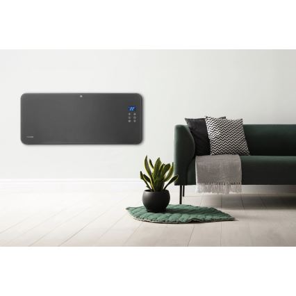 Concept KS4100 - Išmanusis elektrinis šildytuvas/konvektorius 1000/2000W Wi-Fi IP24 pilka