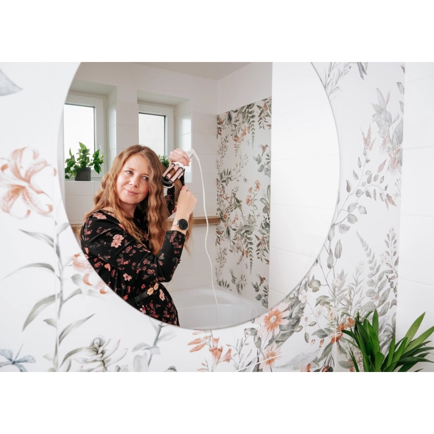 Concept KT2140 - Trijų barelių garbanojimo žnyplė GLAM STYLE 100W/230V balta/rožinio aukso