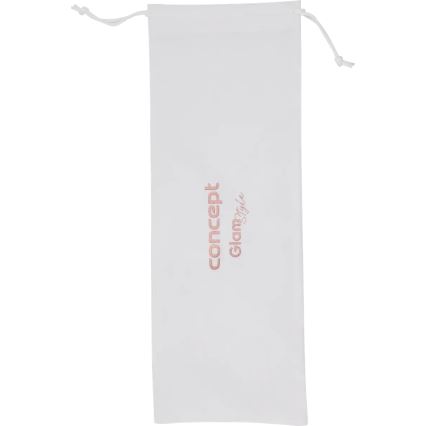 Concept KT2140 - Trijų barelių garbanojimo žnyplė GLAM STYLE 100W/230V balta/rožinio aukso