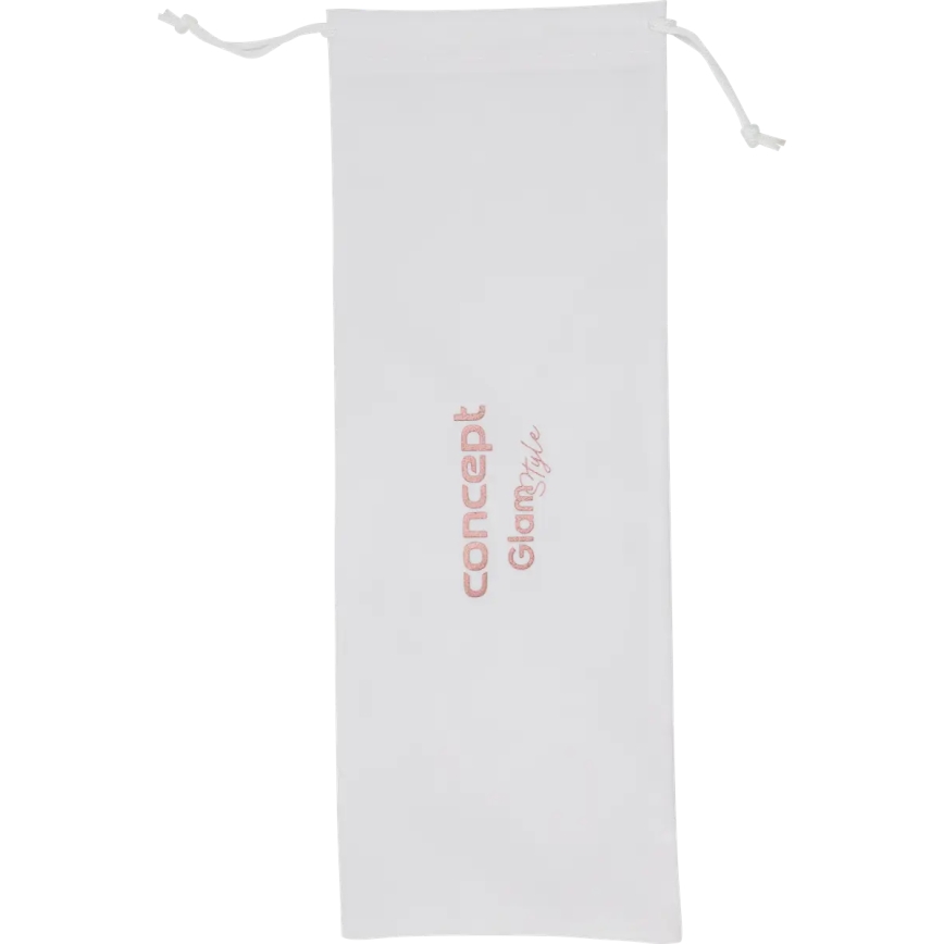 Concept KT2140 - Trijų barelių garbanojimo žnyplė GLAM STYLE 100W/230V balta/rožinio aukso