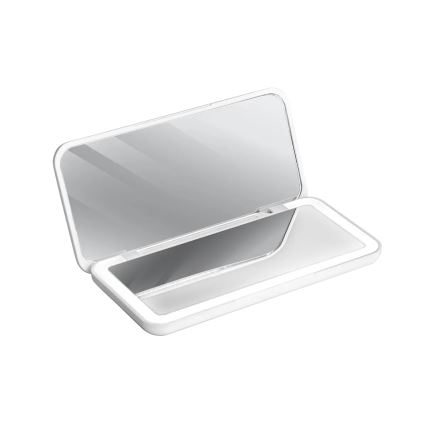 Concept KZ2010 - LED kišeninis kosmetinis veidrodėlis PERFECT SKIN LED/1,5W/5V 4500-5500K 300 mAh balta