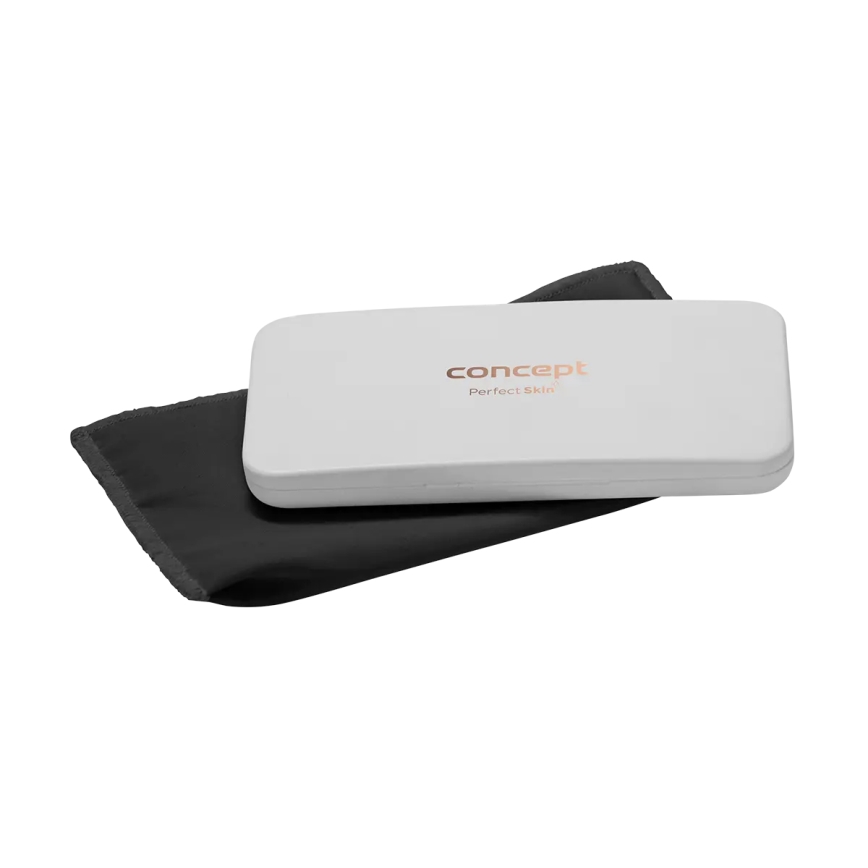 Concept KZ2010 - LED kišeninis kosmetinis veidrodėlis PERFECT SKIN LED/1,5W/5V 4500-5500K 300 mAh balta