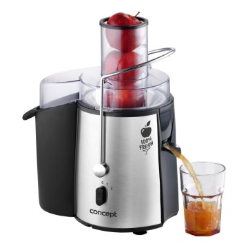 Concept LO7026 - Centrifuginė sulčiaspaudė 1000W/230V juoda/nerūdijančio plieno