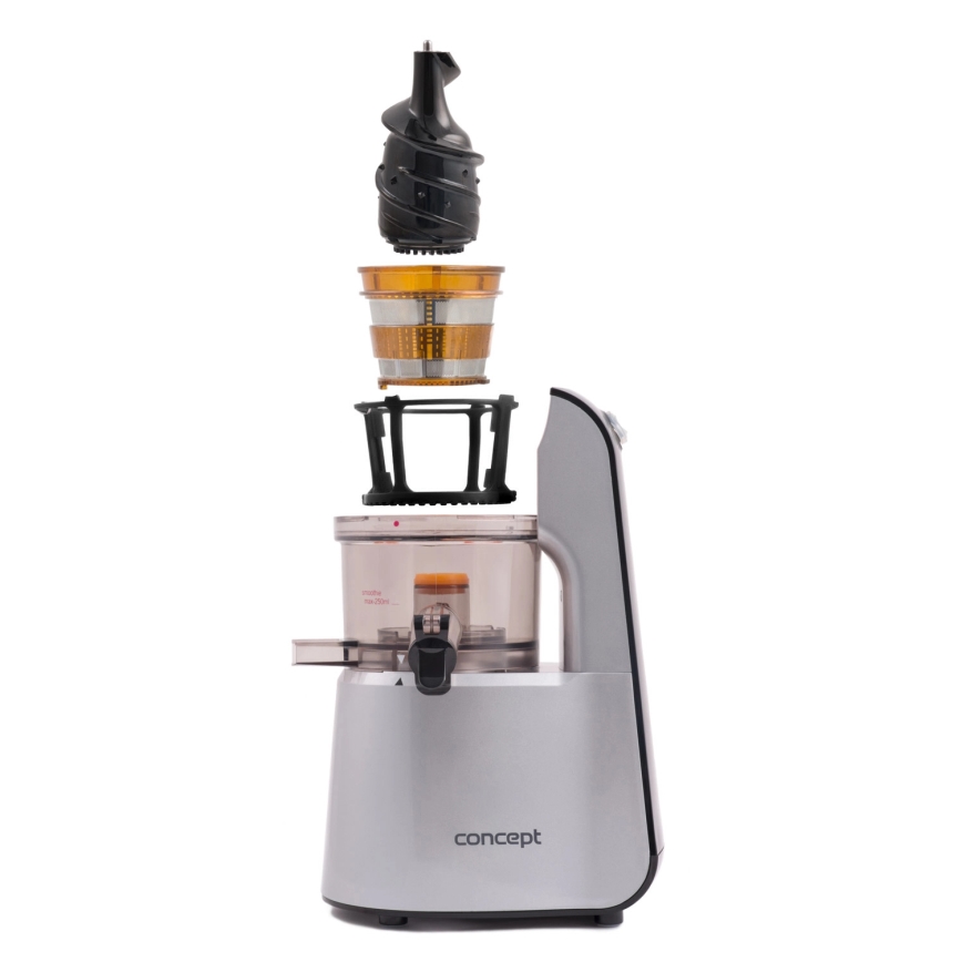 Concept LO7065 - Sraigtinė sulčiaspaudė 3in1 240W/230V pilka