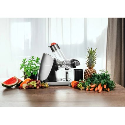 Concept LO7250 - Horizontalus šnekinis sulčiaspaudė 200W/230V juoda/nerūdijančio plieno