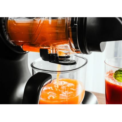 Concept LO7250 - Horizontalus šnekinis sulčiaspaudė 200W/230V juoda/nerūdijančio plieno