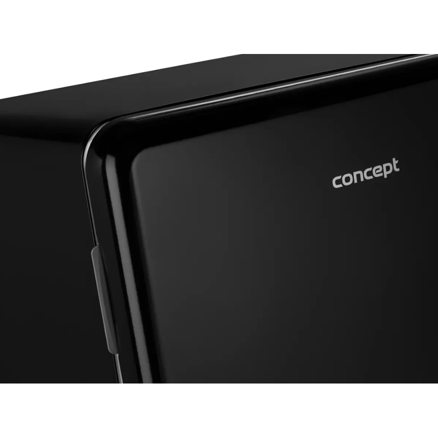Concept LR2047bcN - retro mini šaldytuvas 47 l, juodas