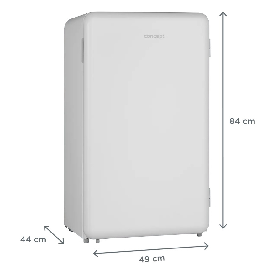 Concept LTR3047whN - Retro šaldytuvas 93 l baltas