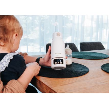 Concept OC4000 - Kelioninis vandens ir pieno šildytuvas KIDO 500 ml 36W/7,4V 5000 mAh smėlinė