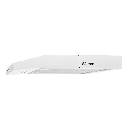 Concept OPP1260wh - Po spintelės montuojamas gartraukis 59,5 cm baltas