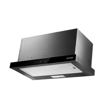 Concept OPV3860bc - 60 cm ištraukiamas juodas gartraukis