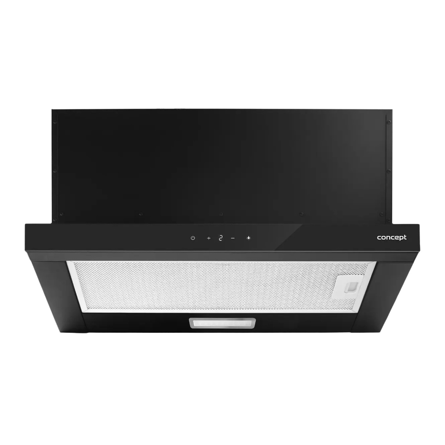 Concept OPV3860bc - 60 cm ištraukiamas juodas gartraukis