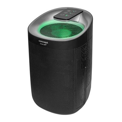 Concept OV1210 - drėgmės šalinimo ir oro valymo įrenginys PERFECT AIR 1 l 45W/230V juodas