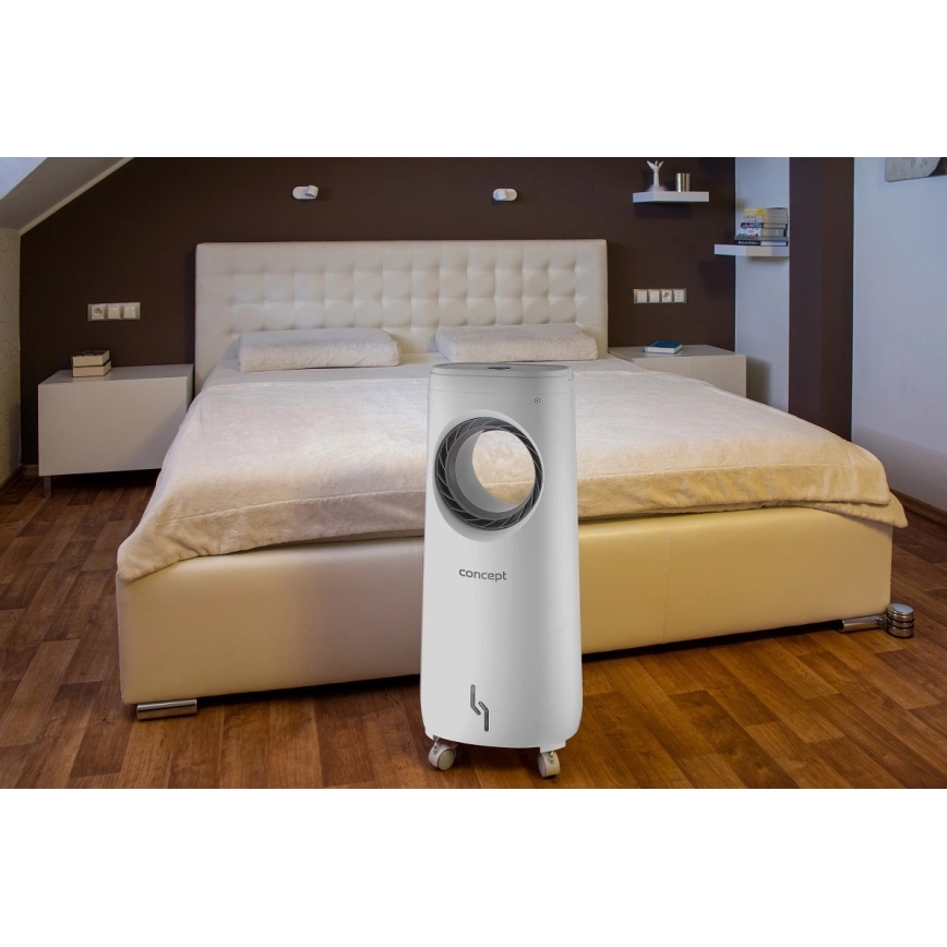 Concept OV5220 - Multifunkcinis mobilus oro aušintuvas 4 viename 5 l 80W/230V baltas + nuotolinis pultas
