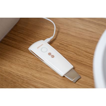 Concept PO2030 - Kosmetinė ultragarsinė spatula PERFECT SKIN 2,5W/5V USB 600 mAh balta