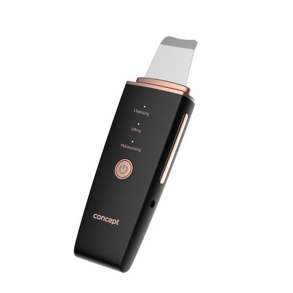 Concept PO2060 - Kosmetinė ultragarsinė spatula PERFECT SKIN 3,5W/5V USB 500 mAh IPX6 juoda