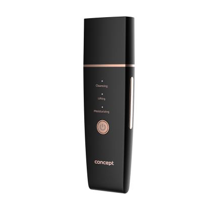 Concept PO2060 - Kosmetinė ultragarsinė spatula PERFECT SKIN 3,5W/5V USB 500 mAh IPX6 juoda