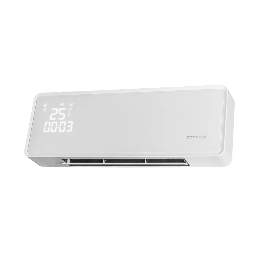 Concept QH4000 - Elektrinis šildytuvas 1000/2000W IP22 baltas + nuotolinis valdymas