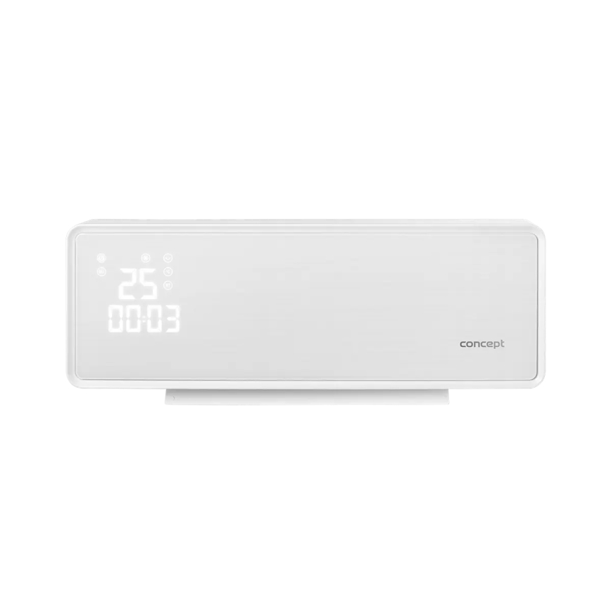 Concept QH4000 - Elektrinis šildytuvas 1000/2000W IP22 baltas + nuotolinis valdymas