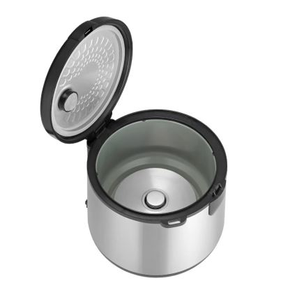 Concept RE2020 - Ryžių viryklė 2 viename 650W/230V 1,5 l nerūdijančio plieno/juoda