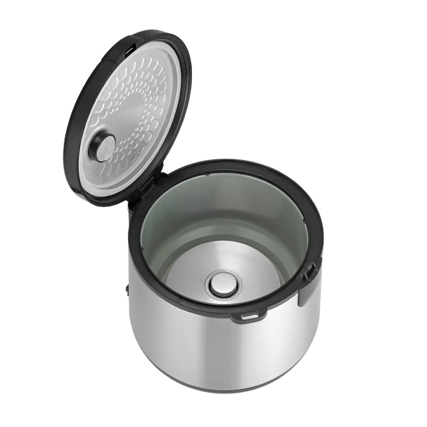 Concept RE2020 - Ryžių viryklė 2 viename 650W/230V 1,5 l nerūdijančio plieno/juoda