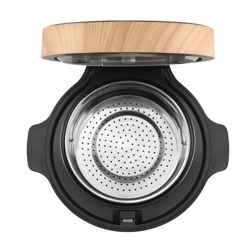 Concept RE4040 - Skaitmeninė 2 viename ryžių viryklė 450 W/230 V 2 l juoda/medžio dekoras