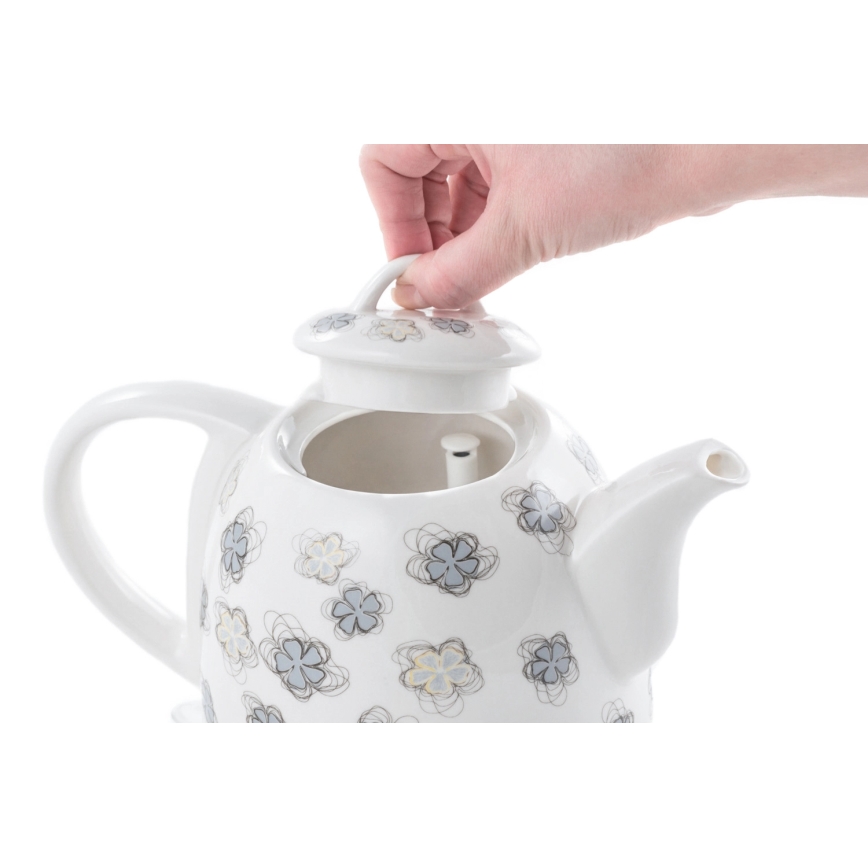 Concept RK0010ne - Elektrinis virdulys 1 l 1100W/230V baltas/keramikinis