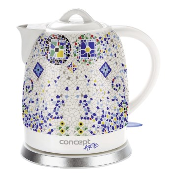 Concept RK0020 - Elektrinis virdulys 1,5 l 1350 W/230 V įvairiaspalvis/keramika