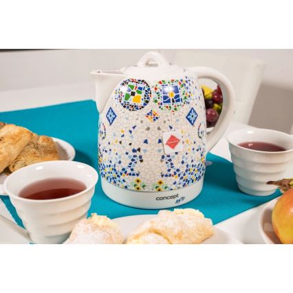 Concept RK0020 - Elektrinis virdulys 1,5 l 1350 W/230 V įvairiaspalvis/keramika