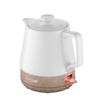 Concept RK0060 - Elektrinis virdulys 1 l 1000W/230V baltas/keraminis