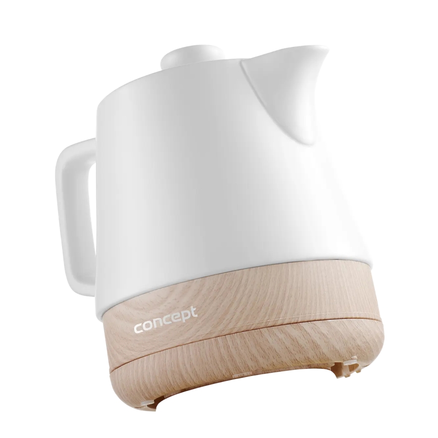 Concept RK0060 - Elektrinis virdulys 1 l 1000W/230V baltas/keraminis