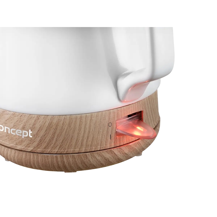 Concept RK0060 - Elektrinis virdulys 1 l 1000W/230V baltas/keraminis