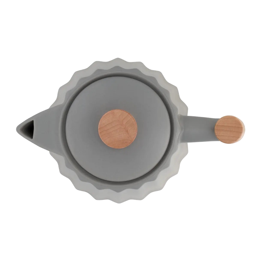 Concept RK0092 - Greitai užverdantis elektrinis virdulys 1,5 l 1500W/230V tamsiai pilkas/medžio dekoras/keramika