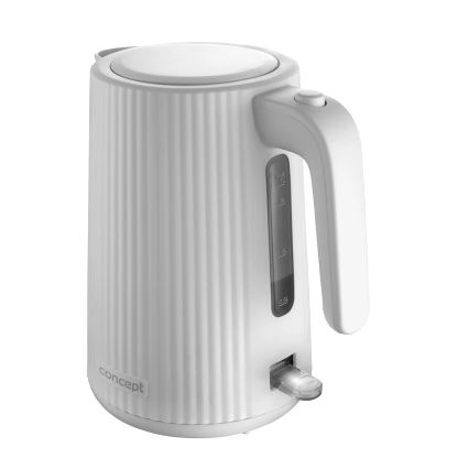 Concept RK2390 - elektrinis virdulys 1,7 l 2200W/230V baltas