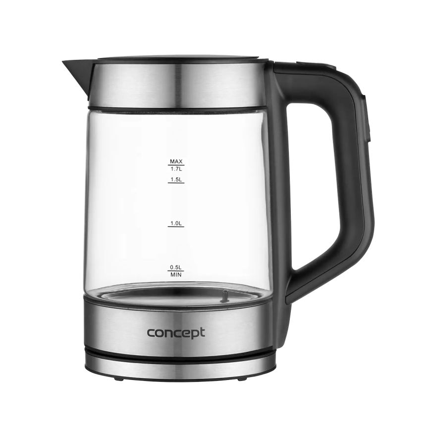 Concept RK4067 - Elektrinis virdulys su termoreguliacija 1,7 l 2200W/230V nerūdijančio plieno
