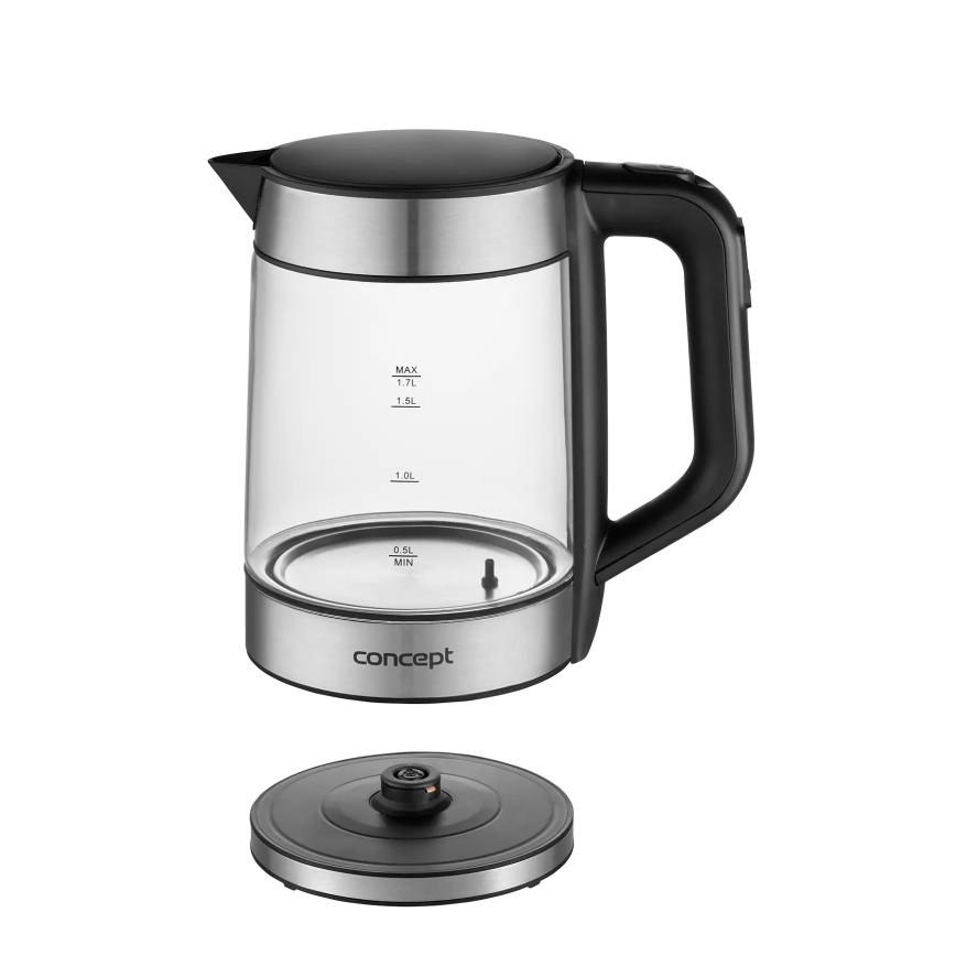 Concept RK4067 - Elektrinis virdulys su termoreguliacija 1,7 l 2200W/230V nerūdijančio plieno