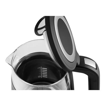 Concept RK4100 - Greito užvirimo elektrinis virdulys su temperatūros reguliavimu 1,7 l 2200W/230V juodas