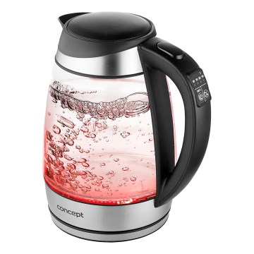 Concept RK4120 - Elektrinis virdulys su temperatūros reguliavimu 1,7 l 2200W/230V nerūdijančio plieno