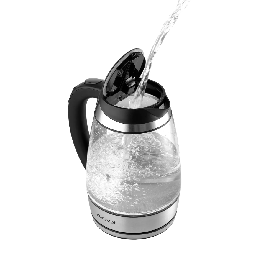 Concept RK4120 - Elektrinis virdulys su temperatūros reguliavimu 1,7 l 2200W/230V nerūdijančio plieno