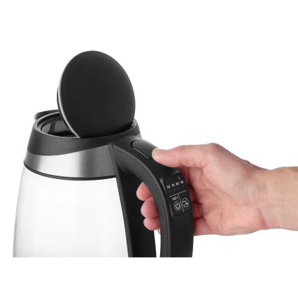 Concept RK4120 - Elektrinis virdulys su temperatūros reguliavimu 1,7 l 2200W/230V nerūdijančio plieno