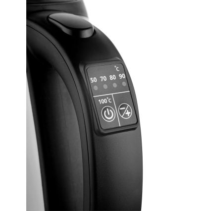 Concept RK4120 - Elektrinis virdulys su temperatūros reguliavimu 1,7 l 2200W/230V nerūdijančio plieno