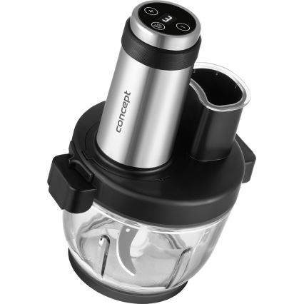 Concept RM3300 - Virtuvės robotas su trintuvu 1000W/230V juoda/nerūdijantis