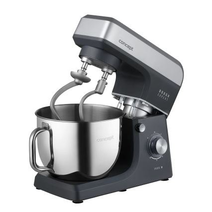 Concept RM6010 - Virtuvinis planetinis maišytuvas DOUGH EXPERT 1900W/230V antracitas/nerūdijantis plienas